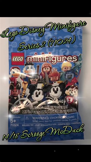 LEGO Minifigures 71024 Disney Series 2. Released in 2019, The collection of 18 characters includes Vintage Mickey, Vintage Minnie, Hercules, Jack Skellington, Scrooge McDuck, Huey, Dewey, Louie, Chip, Dale, Jasmine, Jafar, Hades, Elsa, Anna, Sally, Edna and Frozone #lego #minifigure #afol #Disney #legotok