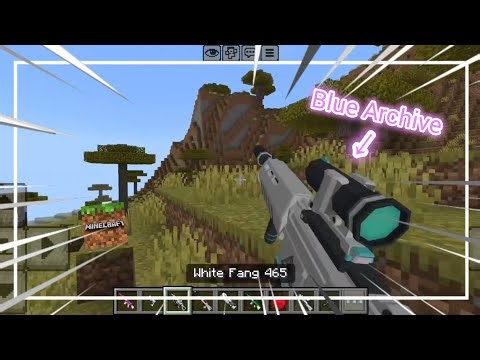 Minecraft Blue Archive Addon Legacy FIXED! น่าเล่นมากๆ Wow
