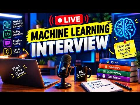 🔥LIVE MACHINE LEARNING INTERVIEW #MachineLearning #MLInterview #RealInterview
