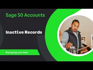 Sage 50 Accounts (UK) - Manage your ledger lists with Inactive Records