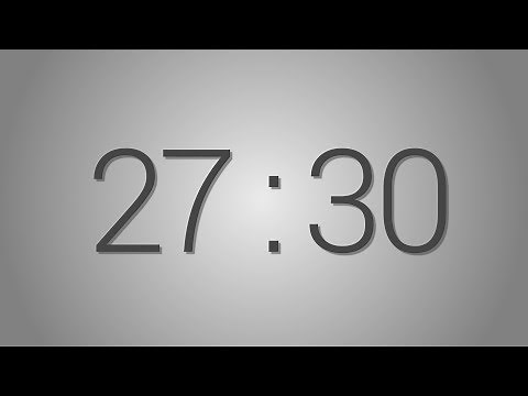 27 Minutes 30 seconds countdown Timer - Beep at the end | Simple Timer (twenty-seven min thirty sec)