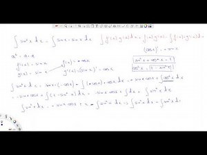 Formula de integrare prin parti - Integrala din sin patrat de x