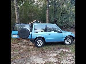 Got Sidetracked, Went Cross Country in 1995 Geo Tracker 4x4 with Tent