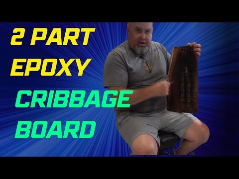 Epoxy Cribbage Board