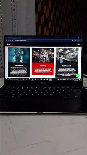 ⭐ Star Gym Website | JS Project Showcase