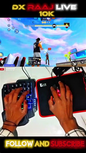 Keyboard Power 😱#freefire #youtubeshorts #keyboard