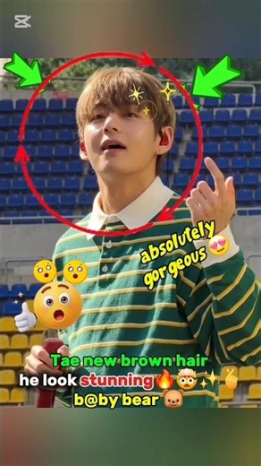 Taehyung's NEW Brown Hair??😱✨️Gorgeous Look Yet? 👀🤎taehyung looks Unreal ❤️🔥