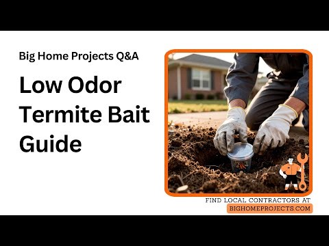 Low-Volatility Bait Termite Strategy for Occupied Homes