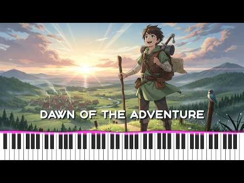 Dawn of the Adventure - MIDI Visualization