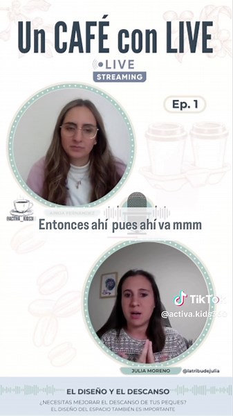 En este primer episodio de ‘Un Café con Live’ por Activa Kids, hemos hablado con nuestra encantadora compañera Julia Moreno de @latribudejulia, sobre “El Diseño y el Descanso”. 👧🏻👶🏼 💡Hemos tratado temas como la iluminación de los espacios, sobre todo en este capútlo centrado en el descanso, la iluminación apropiada a la hora de dormir de nuestros peques. Si quieres saber más sobre lo que hemos tratado en el episodio os recomendamos escucharlo completo en las plataformas de Spotify, Spreaker