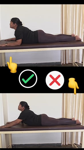 Are you doing back Extension exercise correctly?? #physiotherapy #shorts #trendingshorts #exercise