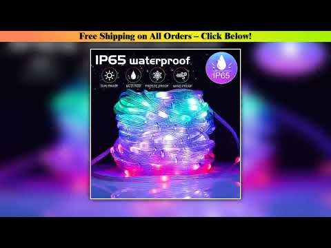 10M Christmas Lights Outdoor Decorations, USB Fairy String Lights Dreamcolor Waterproof LED String