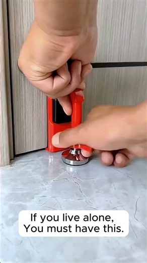 Product Link in Bio ( # 3317 ) ‪@MaviGadgets‬ ✅ Strong Anti-Theft Travel Metal Door Stopper Alarm