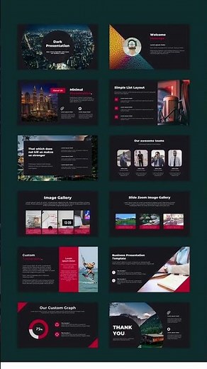 Free PPT Template - Business Dark