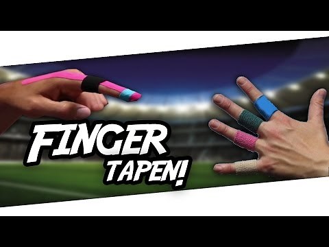 How do I TAPE my FINGER? | goalkeeper Tutorial