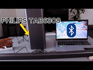 How To Connect Philips TAB 6309 Soundbar To Laptop with Audio Demo
