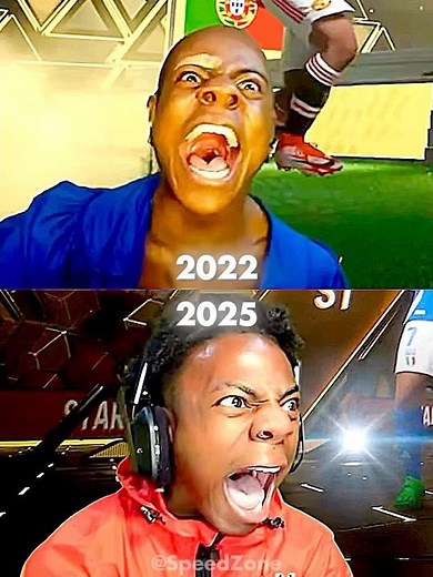 Speed 2022 vs 2025 – Reaction to Pulling Ronaldo in FIFA!🐐 #ishowspeed