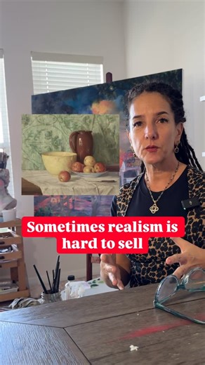 Milan Art Institute on Instagram: "Join the movement that art collectors can’t resist! Abstract realism has been taking the art world by storm and we’ll show you how to paint in this style but still make it uniquely yours. Comment “movement” for the link 🔥 . . . #abstractrealism #artistoninstagram #artistsupportartists"