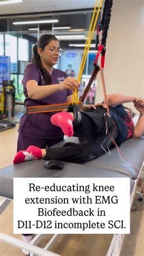 Dr. Shrishti Singh on Instagram: "“Re-educating movement through real-time EMG feedback-SEE IT, FEEL IT, ACTIVATE IT”.📈 #neurorehabilitation #neurovalley #physiotherapy #physio #neurophysiotherapy #emgbiofeedback #sci #isic #rehab #rehabilitation #education"
