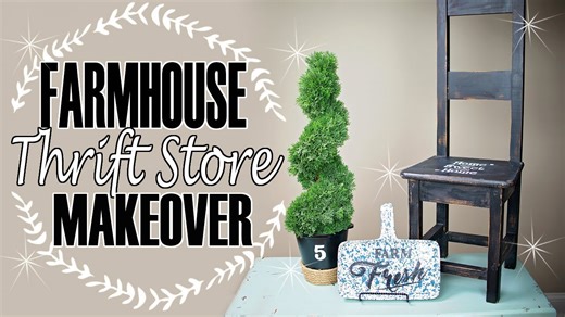 Gorgeous Farmhouse DIY Makeover - All for Under $4