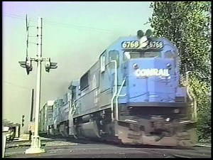 Conrail and Grand Trunk at Marysville and Quincy Ohio (Summer 1988)