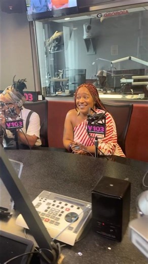 Inside the Studio at Atlanta’s V-103 🎛️ #ATL #V103 #radio #music #welcometoatlanta #atlanta