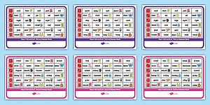 Phase 3 and Phase 5 Mixed Real & Nonsense Roll and Read Mats Resource Pack