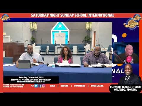 The 163rd Edition of Saturday Night Sunday School International with Elder Payton!