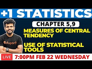 Plus One Model Exam Live | Statistics Chapter 5 & 9 | Full Revision