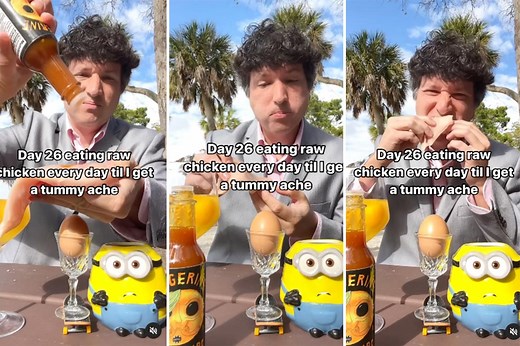 I’m eating raw chicken every day for 100 days — or until I’m hospitalized