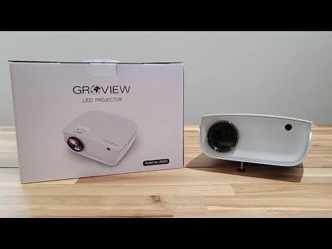 Budget LED Projector 1080p With Wireless Connection - Groview RD850