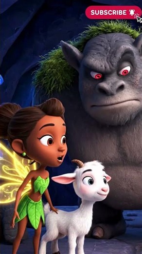 GOAT BABY & MOONLIGHT FAIRY CARTOONS|AIANIMATION|AI STORIES@AITECHMINDLAB