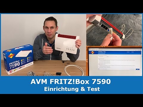 Installation, Einrichtung und Test || AVM FRITZ!Box 7590 Router (Für VDSL-Supervectoring) Telekom
