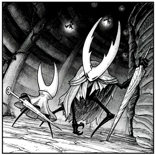 Hornet & The Hollow Knight #shorts #hollowknight #silksong #hornet #comics