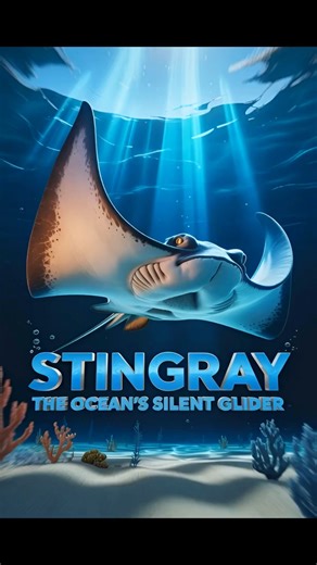 🌊🐟 Stingray: The Ocean’s Silent Glider ⚡🛸