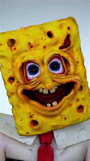 SPONGEBOB SQUAREPANTS! 😱Inspired look! I’m so sorry! Who should I create next?!