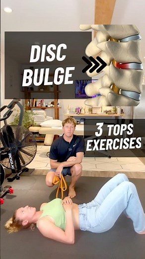 Three. Best exercise exercises for a bulging disc! #backpainrelief #lowerbackpainrelief #discbulge