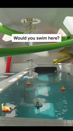 Would you swim here… Alone??? #backrooms #dreamcore #scary #horror #fyp #weirdcore #poolrooms #trapped #pools