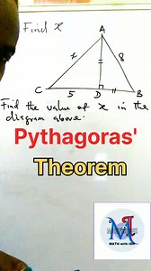 12 shares | Pythagoras Theorem Application rl. #triangle #math #pythagoras | MATH with ISH | Facebook