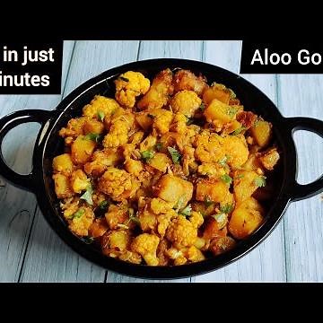 Quick & Easy Aloo Gobi Recipe | Simple Potato & Cauliflower Fry | Aloo Gobhi Sabzi | Aloo Gobi Sabji