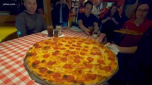 Think you can finish a 32-inch pizza in under 45 minutes? Try this challenge in Plano