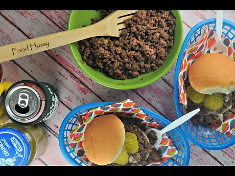 Copycat Maid Rites - an Iowa Favorite (AKA "loose meat sandwich")