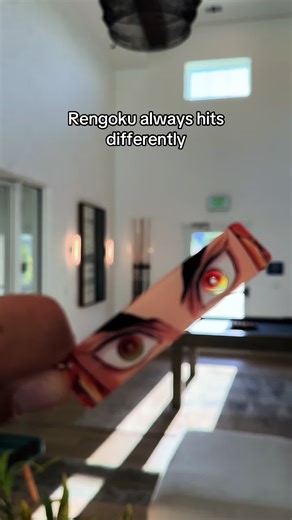 Demon Slayer Rengoku Light Up Keychain Gift