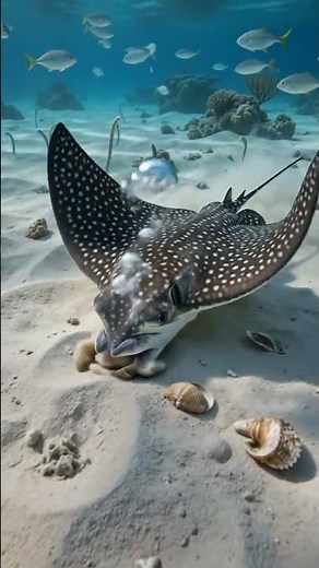 The Amazing Spotted Eagle Ray | Nature's Underwater Flyer 🦅🌊