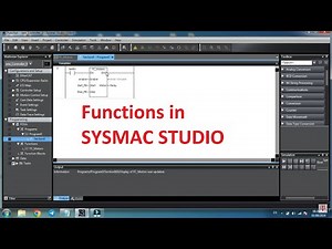 functions in Sysmac studio #plc #hmi