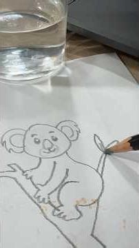 Easy 🐨 koala drawing #koala #art #drawing #doodle