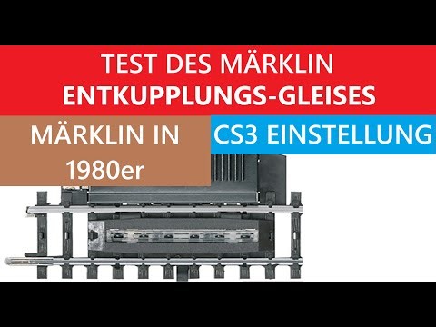 Testing and adjusting the Märklin H0 uncoupling track - uncoupling close coupling and Relex coupling