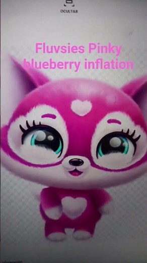 Fluvsies Pinky blueberry inflation #fluvsies #inflation
