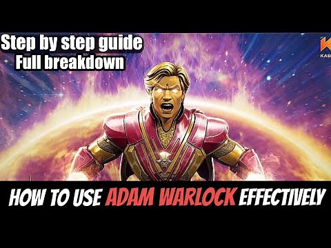 How to use Adam warlock effectively |Full breakdown| - Marvel Contest of Champions