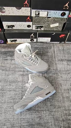 Air Jordan 5 Wolf Grey Ice Blue Full Detail Unboxing Review #AirJordan5 #AJ5WolfGrey